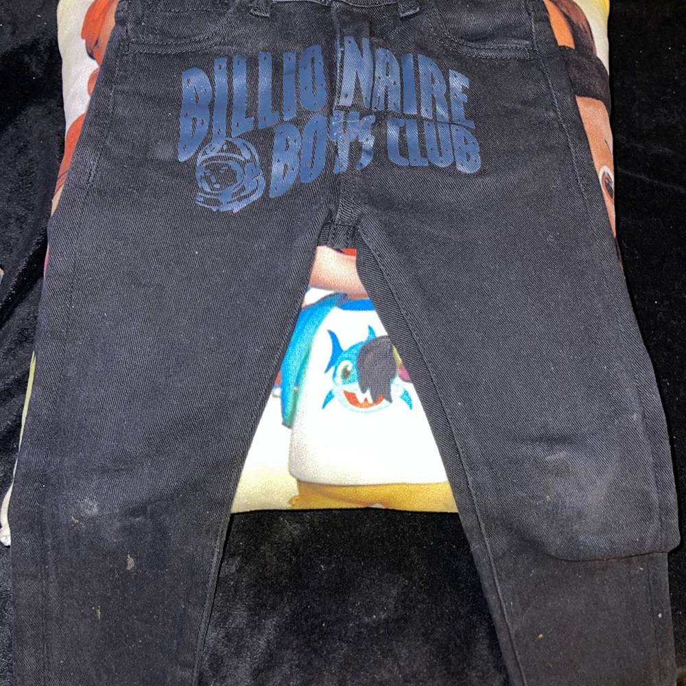 Used but in GOOD condition- Billionaire Boys Club Black Kids Bottoms